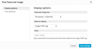 Loop Wizard Field Options