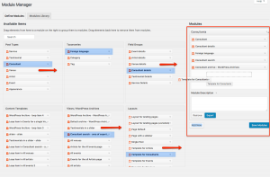 Creating modules using the Toolset Module Manager