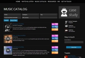 How to build a large music catalog with Views and parametric search