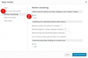 Toolset Maps - Clustering Options