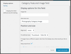 Term FIeld Options