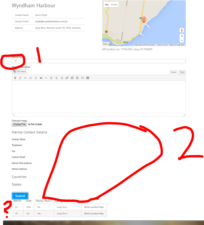 Edit Post, link to a page without layout control Toolset