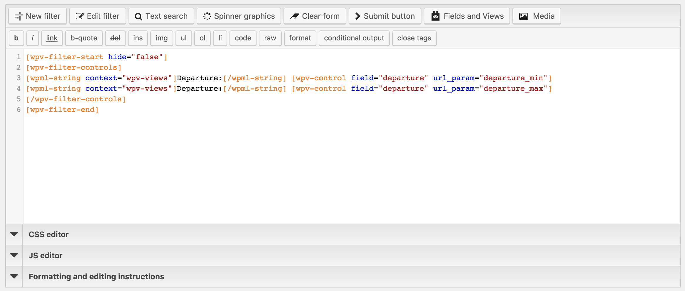 datepicker select multiple dates Toolset