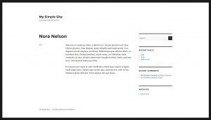 Single custom post as displayed by the Twenty Sixteen theme’s default template