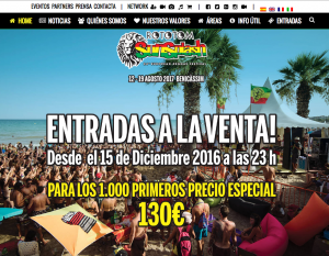 www.rototomsunsplash.com: sitio web del Festival Europeo de Reggae Rototom Sunsplash