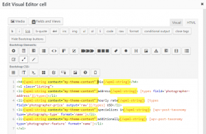 Labels inside a layouts cell, wrapped with the wpml-string shortcodes