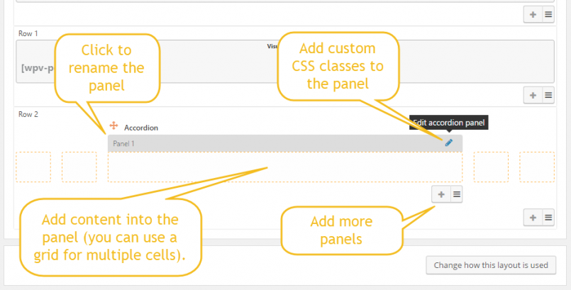 An Accordion cell, without any content yet