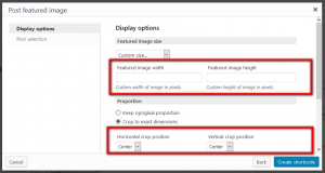 Dialog improvements featuring grouped attributes