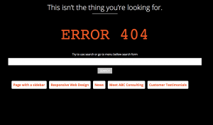 404 error page by By Arturs Skaraveckkis