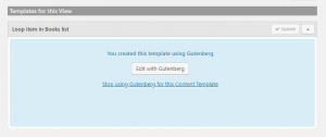 Use Gutenberg to design Content Templates