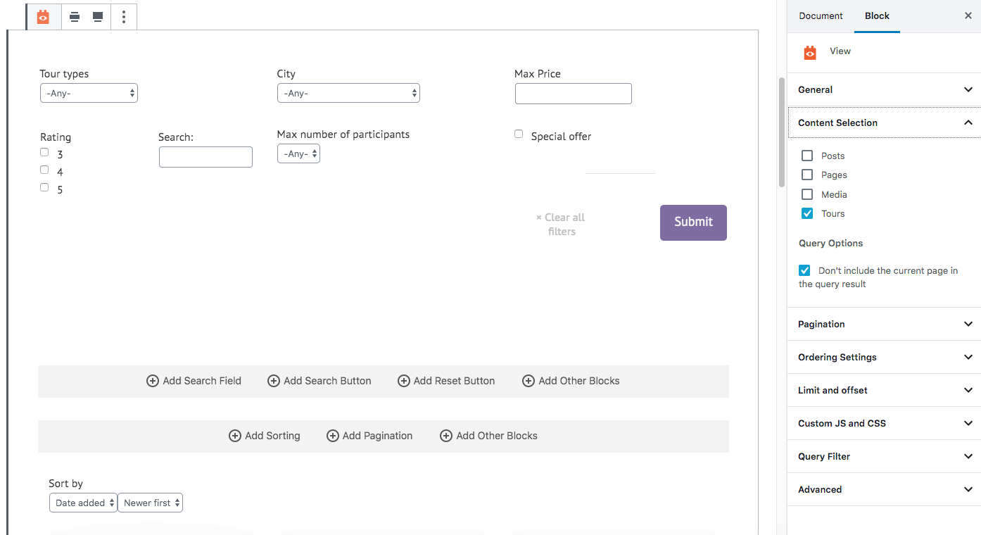 a Construção de uma pesquisa personalizado