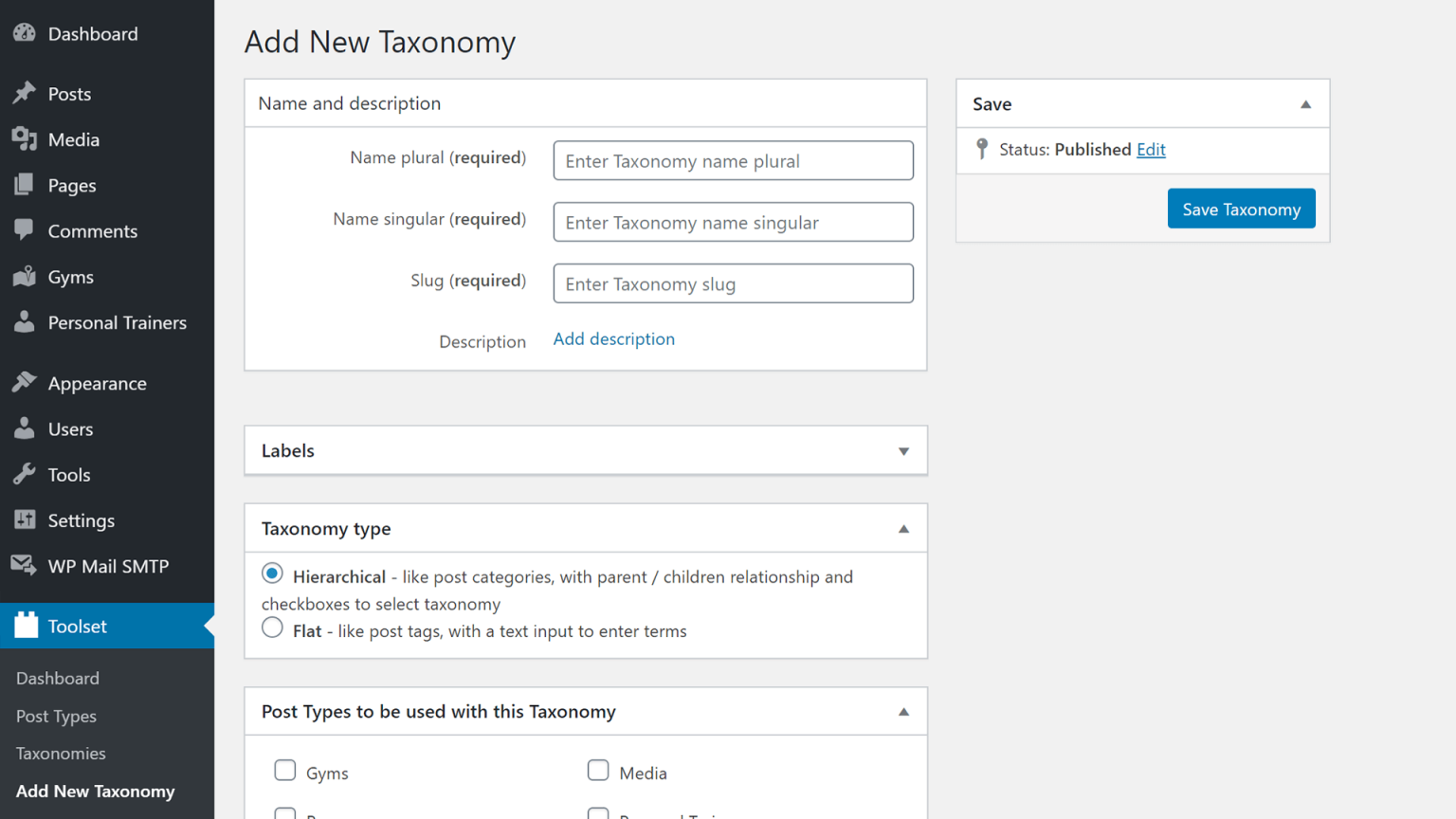 Creating a Custom Taxonomy in WordPress - Toolset