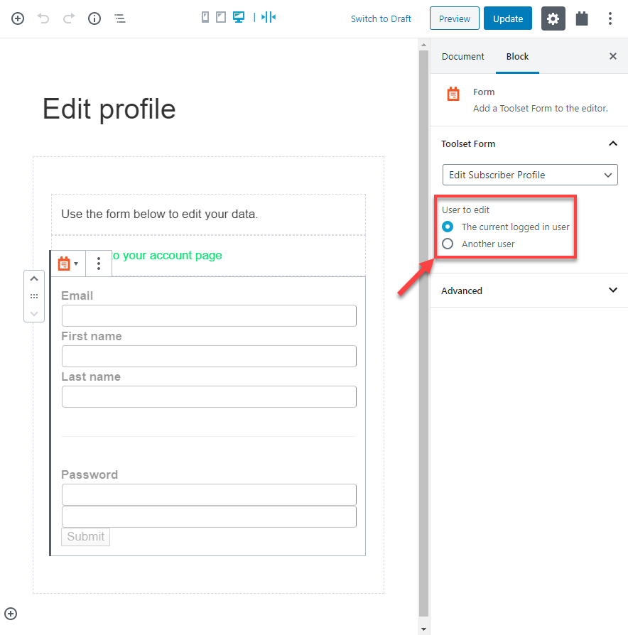 How to Create and Edit Your User Account