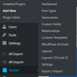 my options in WP dashboard.PNG